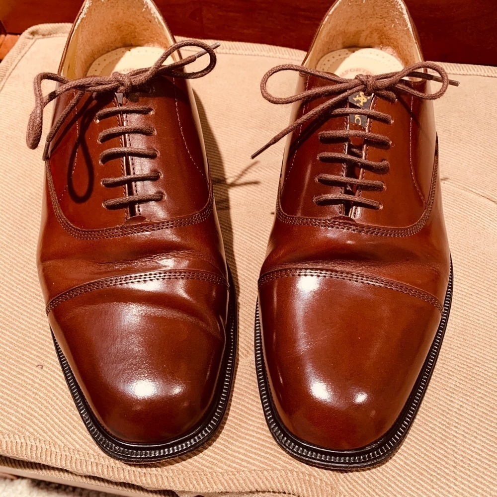 Men's Stacy Adams Cap Toe Oxford Leather #23341